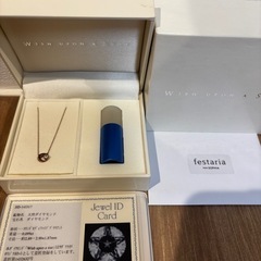 festaria ダイヤモンド ネックレス 月モチーフ