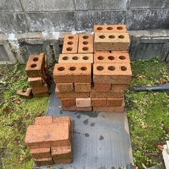 アンティーク調レンガブロック42枚