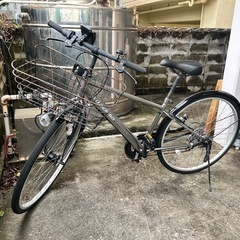 カゴ付きギア付き自転車