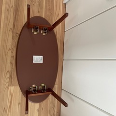 折り畳み オーバルテーブル　 の画像