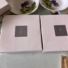 栗原はるみ　ブルーベリー柄　プレート皿　４枚　洋食器　洋皿　ケーキ皿　中皿の画像
