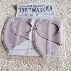 新品未開封　マスク 3枚 洗える 冷感 3D FIT MASK  ストレッチの画像