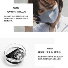 新品未開封　マスク 3枚 洗える 冷感 3D FIT MASK  ストレッチの画像