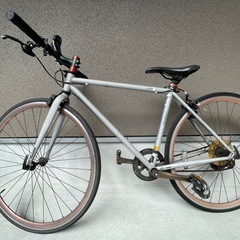 アサヒ自転車レユニオンリルクロスバイク（グレー＆レッド）