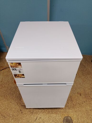 アビテラックス 2ドア冷凍冷蔵庫 90L 2023年製 AR-951