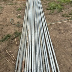 引き取り中はぜかけ棒　500cmはざかけ棒　稲干し棒20本(C)の画像