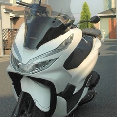 PCX JF81 風防　スクリーン　ブラック　新品の画像