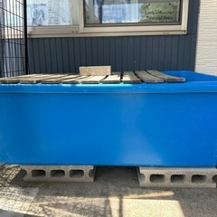 大型プラスチック水槽 トロ舟　ブルコン400 大型タンク水槽　プ...