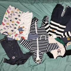 70cm子供服！ジャンプスーツなど7点セットです。