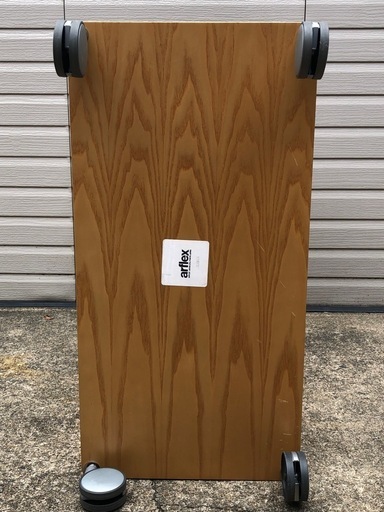 arflex/アルフレックス 木製 3段サイドテーブル キャスター付き 節約