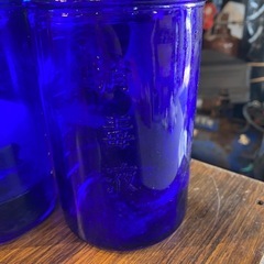 昭和初期　消毒液のガラス容器の画像