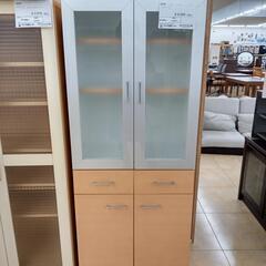 ★ジモティ割あり★  食器棚 木目調 H150×D40.3×W5...