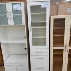 ★ジモティ割あり★  食器棚 白 H180×D41.5×W45 ...