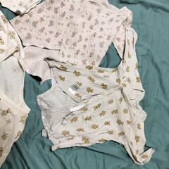 60-70cm。赤ちゃん用肌着4枚セット。の画像