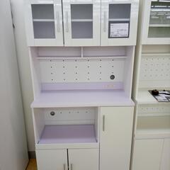 ★ジモティ割あり★  食器棚 白 H180.5×D41×W90....