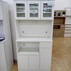 ★ジモティ割あり★  食器棚 白 H182.5×D39.5×W8...