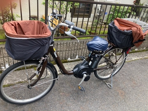 2022年式　24インチ　電動自転車　美品濃い茶色　16万ぐらいで購入した物