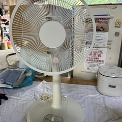 ヤマゼン YAMAZEN リビング扇風機 ACモーター搭載 押し...