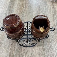 樽型　陶器　インテリア