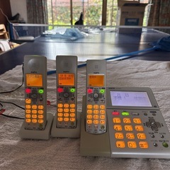 SANYO 電話機セット 子機2台付き　TEL-DJ9
