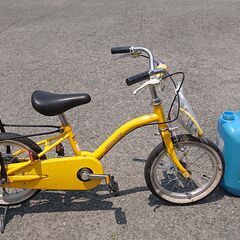 山口市、子供自転車14インチ￥3800🔴押し棒付き🔴実用品です
