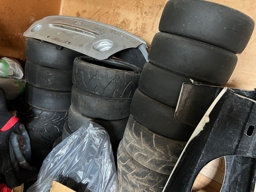 当時物　セミスリック、スリックタイヤ達…