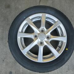 新品タイヤ 2025年製 ブリヂストン NEWNO 155/65R14  ダイハツ純正ホイールの画像