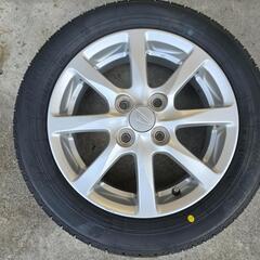 新品タイヤ 2025年製 ブリヂストン NEWNO 155/65R14  ダイハツ純正ホイールの画像