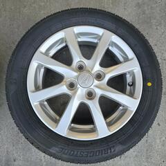 新品タイヤ 2025年製 ブリヂストン NEWNO 155/65R14  ダイハツ純正ホイールの画像