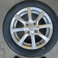 新品タイヤ 2025年製 ブリヂストン NEWNO 155/65R14  ダイハツ純正ホイールの画像