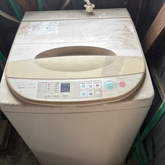 洗濯機　屋内保管
