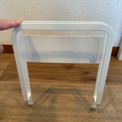 最終値下げ　山崎実業　体重計　ラック　ホルダーの画像
