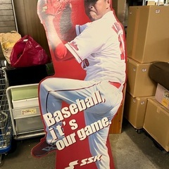 A2505-347 SSK カープ黒田選手 等身大パネル キズ汚れ有り