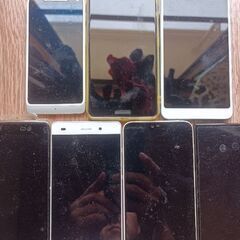 ジャンクスマホ７台