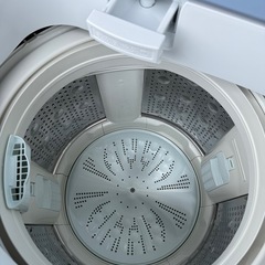 美原店　2018年製 日立 全自動洗濯機 ビートウォッシュ 洗濯容量7kg 本体幅53cm 大流量ナイアガラビート洗浄 洗濯槽自動おそうじ BW-V70Cの画像