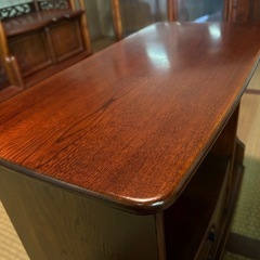 カリモク家具　電話台の画像