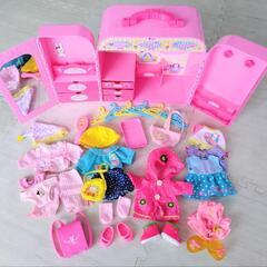 美品♥メルちゃん クローゼット お洋服などもたくさんあります