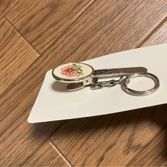沼津御用邸記念公園販売　雅子さまおしるし はまなすキーホルダー・クリップ箱入の画像