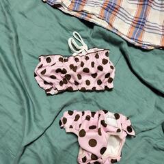 80cm。女の子夏用服、水着セット。の画像