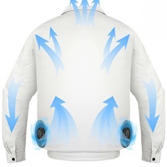【新品未使用品】ファン付きウェア 空調服 30000mAhバッテ...