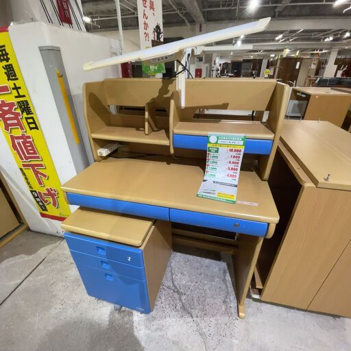 学習机/上棚/袖箱付(No:1253216)