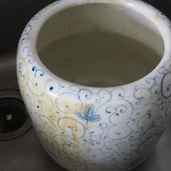 火鉢、23x23x23、手あぶり、金魚やめだか入れに