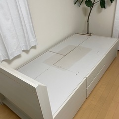 ニトリの大収納付きシングルベッドフレーム