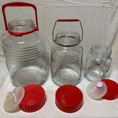 果実酒瓶　リカーボトル　３本（８L/４L/1.5L）#085