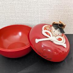 いづめこけし 蓋付き器  漆芸 ボンボン入れ　の画像
