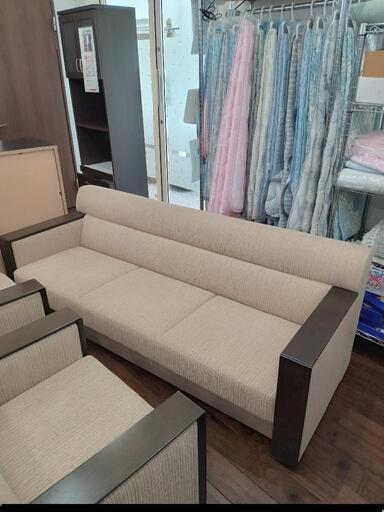 ☆北九州、福岡市周辺配送可【オカムラ】リテラ ソファ 応接3点