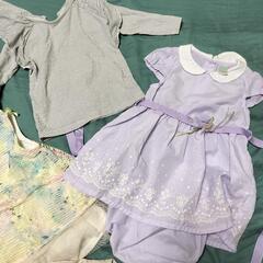 女の子用90cm夏服セット。の画像