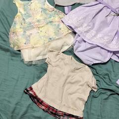 女の子用90cm夏服セット。の画像