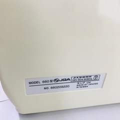 中古品 ジャノメ 電動ミシン　ト7の画像
