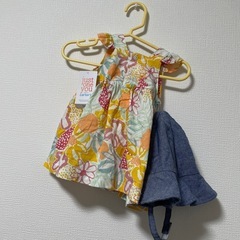 ３点セットベビーワンピの画像